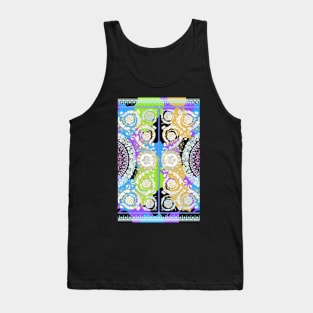 colorful baroque pattern Tank Top